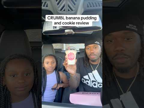 CRUMBL banana pudding review #shorts #crumbl #review