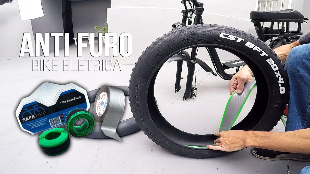 COMO COLOCAR ANTI FURO NA BIKE ELÉTRICA PNEU LARGO 20X4.0