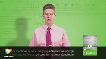 Les fonctions de base du groupe Finance avec Excel : trailer | video2brain.com