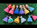Disney Princess Doll Makeover DIY Miniature Ideas for Barbies wig, Dress, Faceup,and More! DIY 5