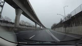 ⁴ᴷ⁶⁰ NYC State of Emergency : [NO SOUND] Driving through JFK Airport (March 29, 2020)