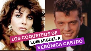 El día que Luis Miguel intentó coquetear con Verónica Castro