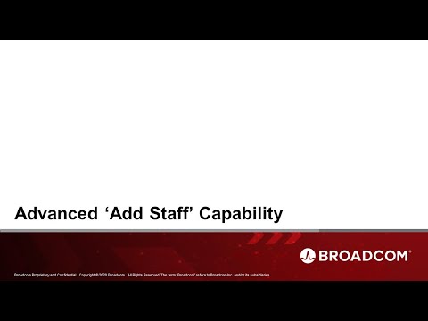 Clarity 1581   Add Staff Capability