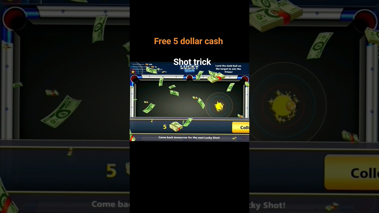 Free 5 dollar : Trick shot : 
