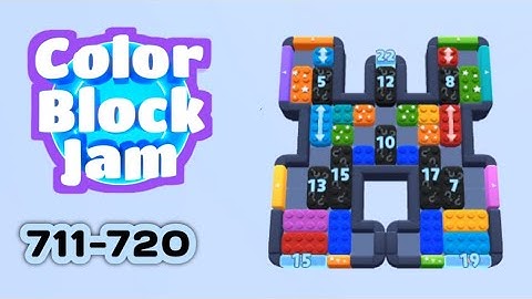 Color Block Jam Level 711-720 | No Commentary, No Music | Android Gameplay