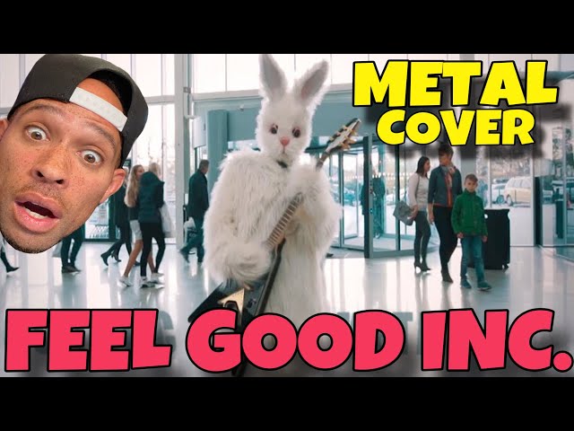 Feel Good Inc. METAL COVER by Leo Moracchioli (REACTION) W/ BP! LOVE THIS! class=
