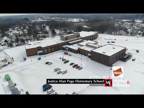 Justice Alan Page Elementary School Aerial 2.16.22