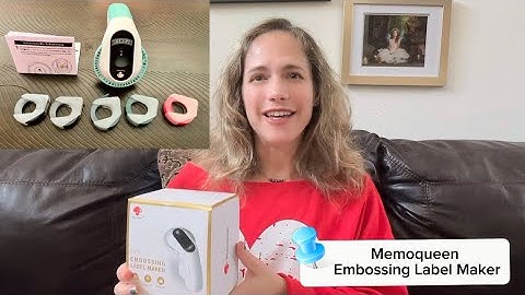 Memoqueen Embossing Label Maker