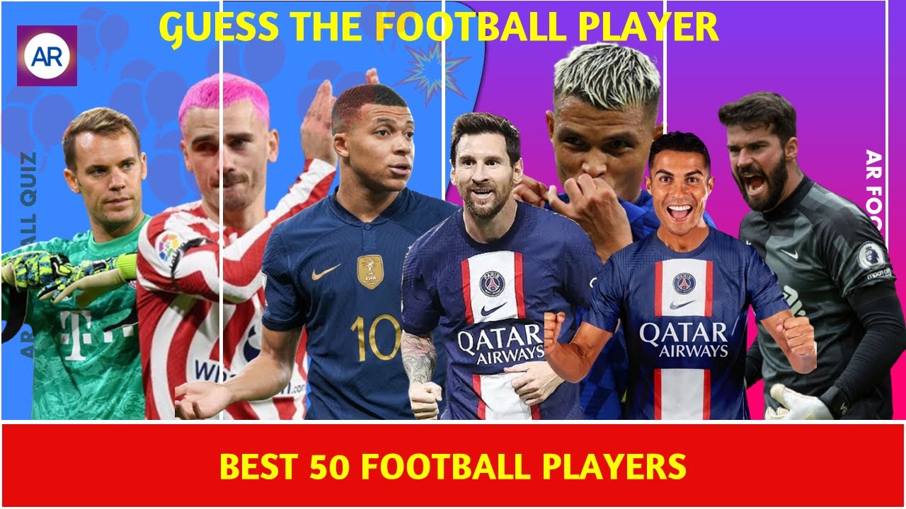 Guess the Football Player in 3 seconds Top 50 Football Players in the World YouTube