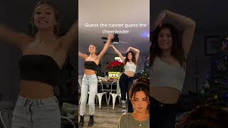 who is the runner and who's the cheerleader?