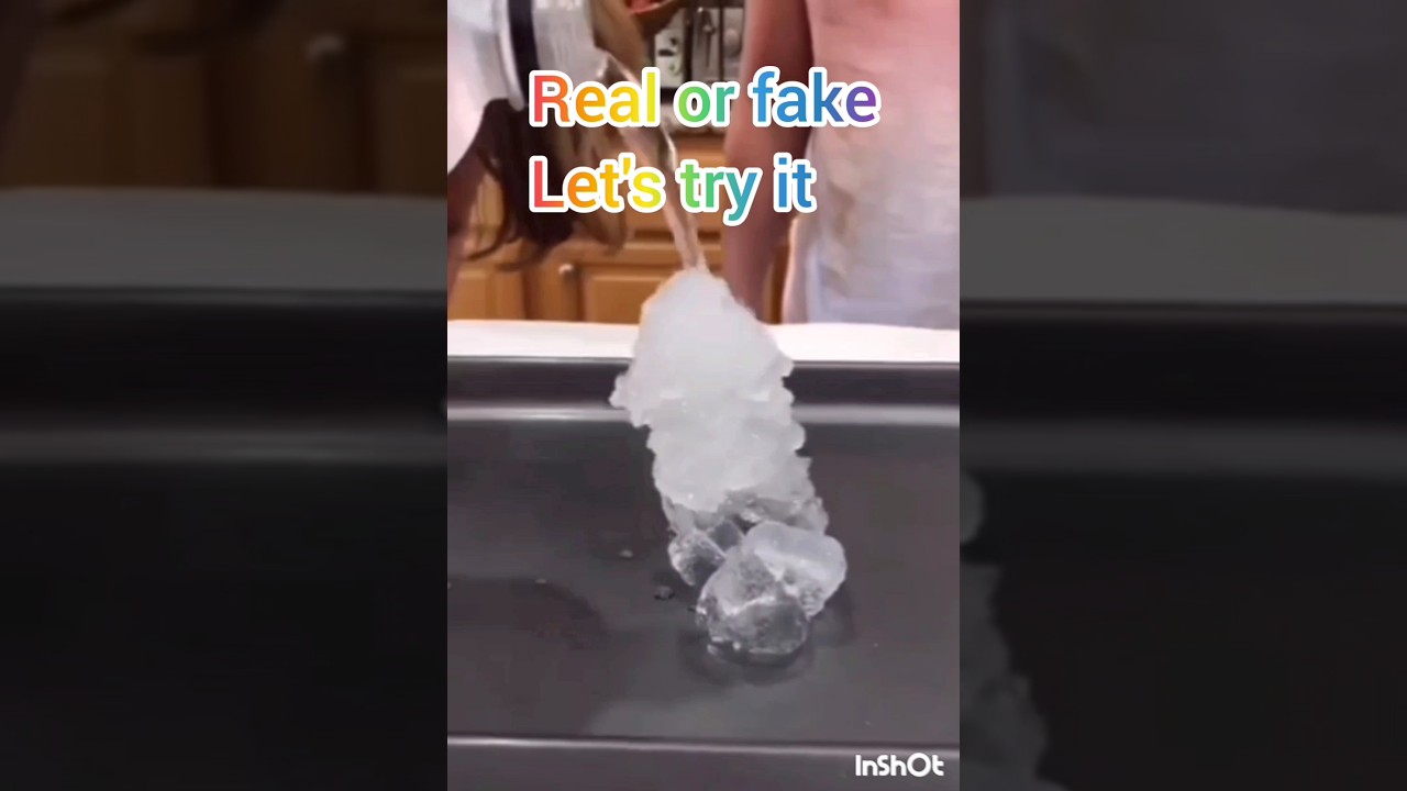 ice +cold water  experiment 