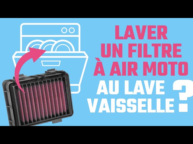 Laver son filtre à air K&N à la machine à laver? 