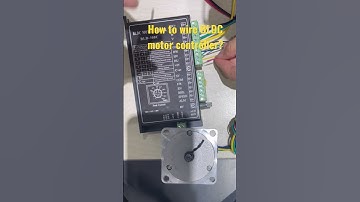 How to wire BLDC motor controller? #brushlessdcmotor #bldcmotor