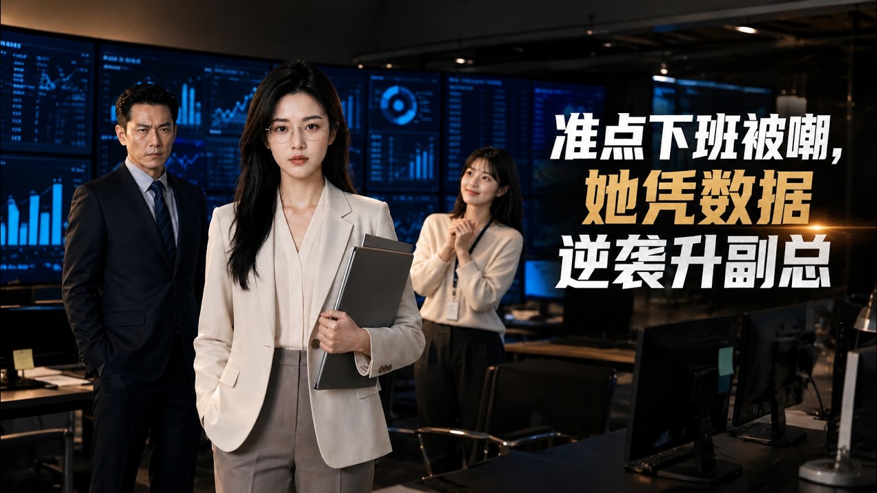 準點下班被嘲，她憑數據逆襲升副總