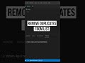 Easiest way to remove duplicate values from the list Python | Python tutorials #Shorts