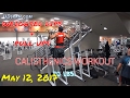 45 lbs 70 lbs  90 lbs weighted dips  weighted pull ups  calisthenics workout may 12 2017