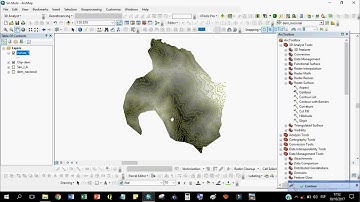 Como Crear curvas a nivel en ArcGis mediante el archivo dem