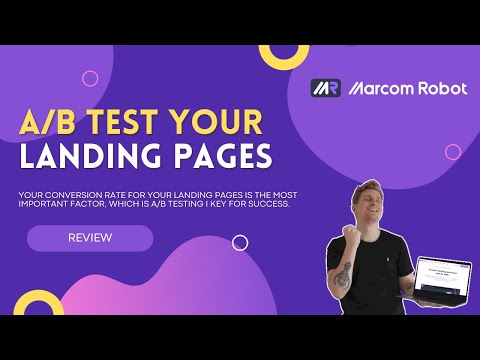 Marcom Robot review - Succeed with landing pages | Unbounce alternative