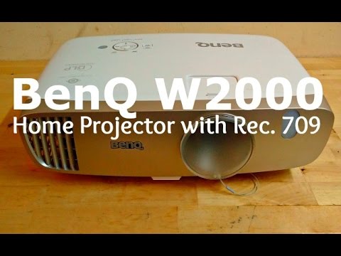 BenQ W2000 Home Projector - Quick Sound and Color Check