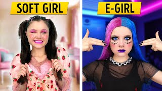 E-GIRL vs. SOFT GIRL when GRANDMA is coming – Relatable family musical by La La Life screenshot 2