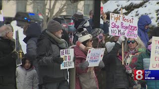 'Not My President's Day' rallies take place across Connecticut