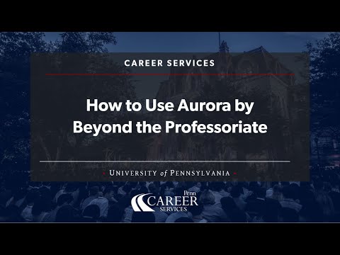 How PhDs/postdocs can use Aurora at Penn