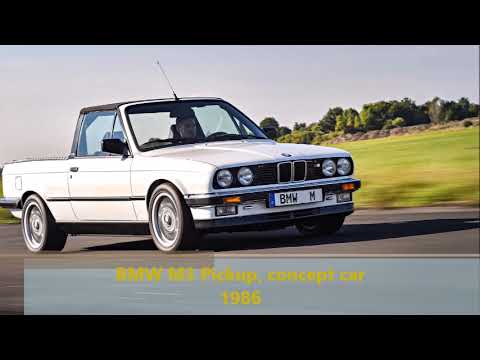 BMW M3 Pickup, concept car 1986 E30