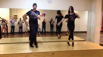 Advanced Salsa Shines #5 - The Knee Sweep