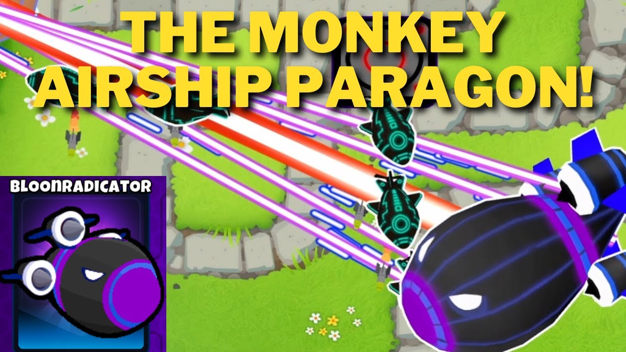 The MONKEY AIRSHIP PARAGON is One of the Coolest Modded Towers! YouTube