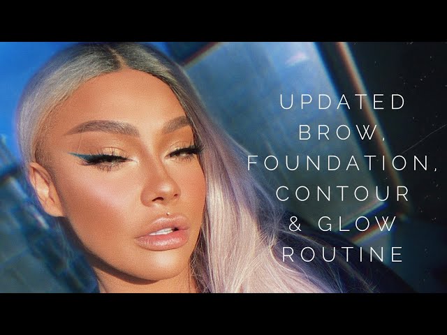 UPDATED DETAILED SKIN AND BROW MAKEUP ROUTINE | SONJDRADELUXE