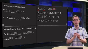 Shifting the summation index