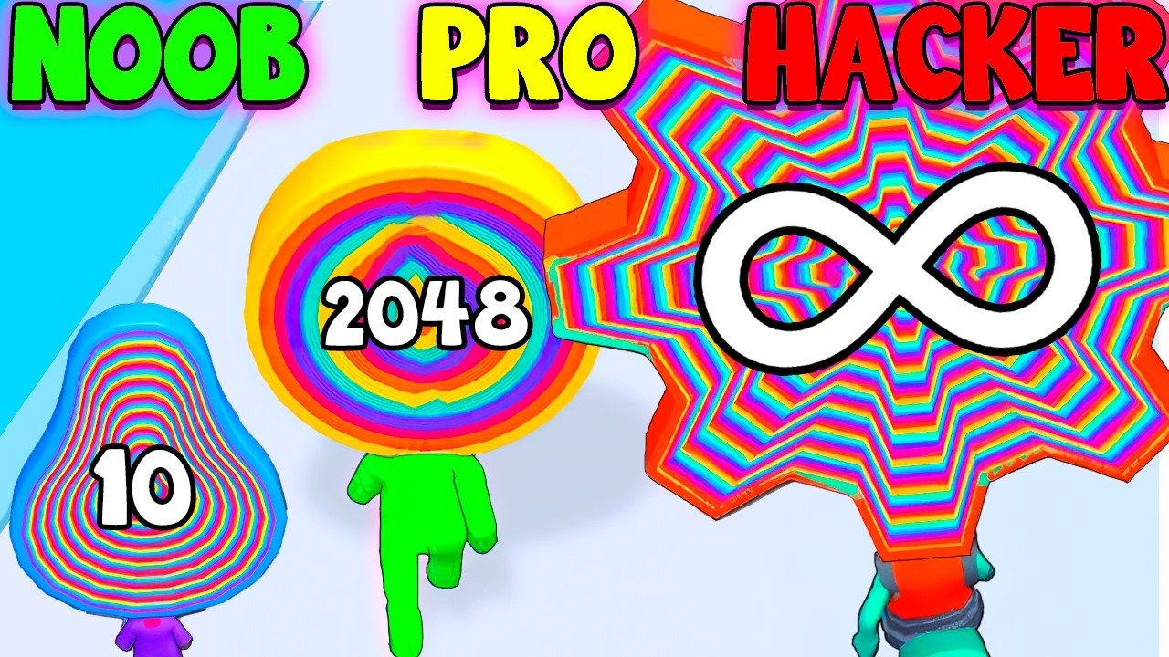 Layer Man 3D - Run & Collect 🍭 2048 Gameplay Merge [Update 2025]