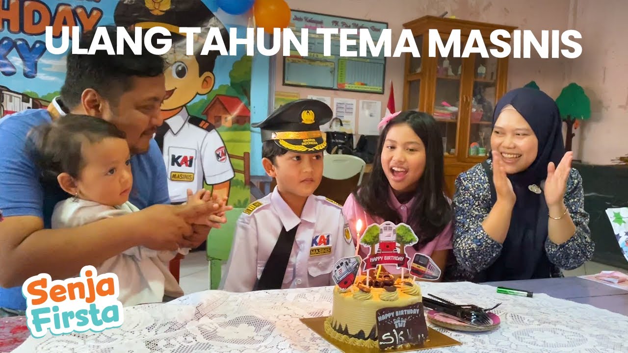 ULANG TAHUN TEMA MASINIS KAI | SKY HAPY BANGET