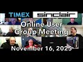 Timex Sinclair Online User Group Meeting November 16, 2025