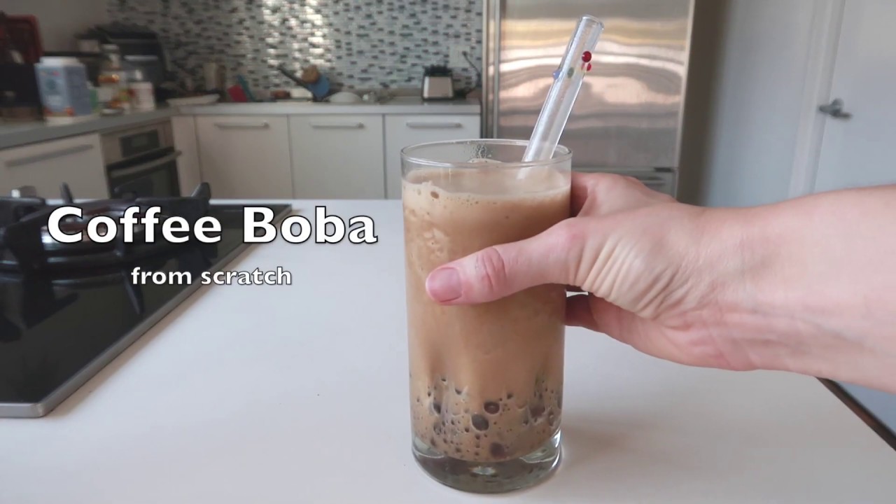 How to Make A Coffee Boba Smoothie [ASMR]