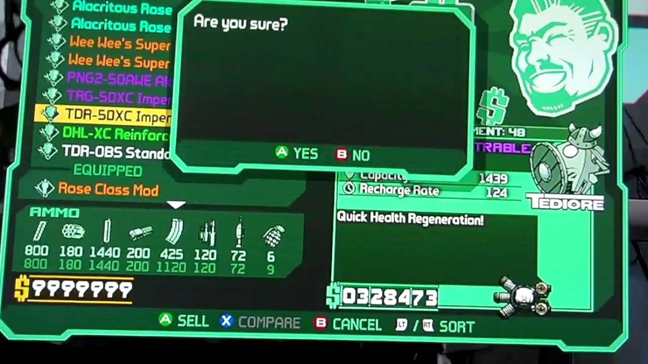 Borderlands unlimited inventory YouTube