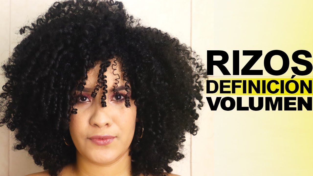 Rutina de Definicion + Volumen/ Cabello Rizado YouTube