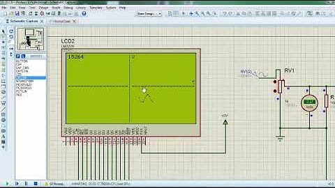 GLCD graphic LCD and PIC microcontroller to create mini oscilloscope on proteus