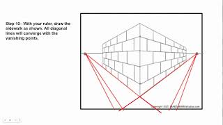 Two Point Perspective Graffiti Wall
