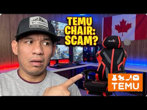 SCAM o WORTH IT?🇨🇦Vinsetto Racing Gaming Chair[ BUMILI AKO SA TEMU ] ( watch before you buy) #temu