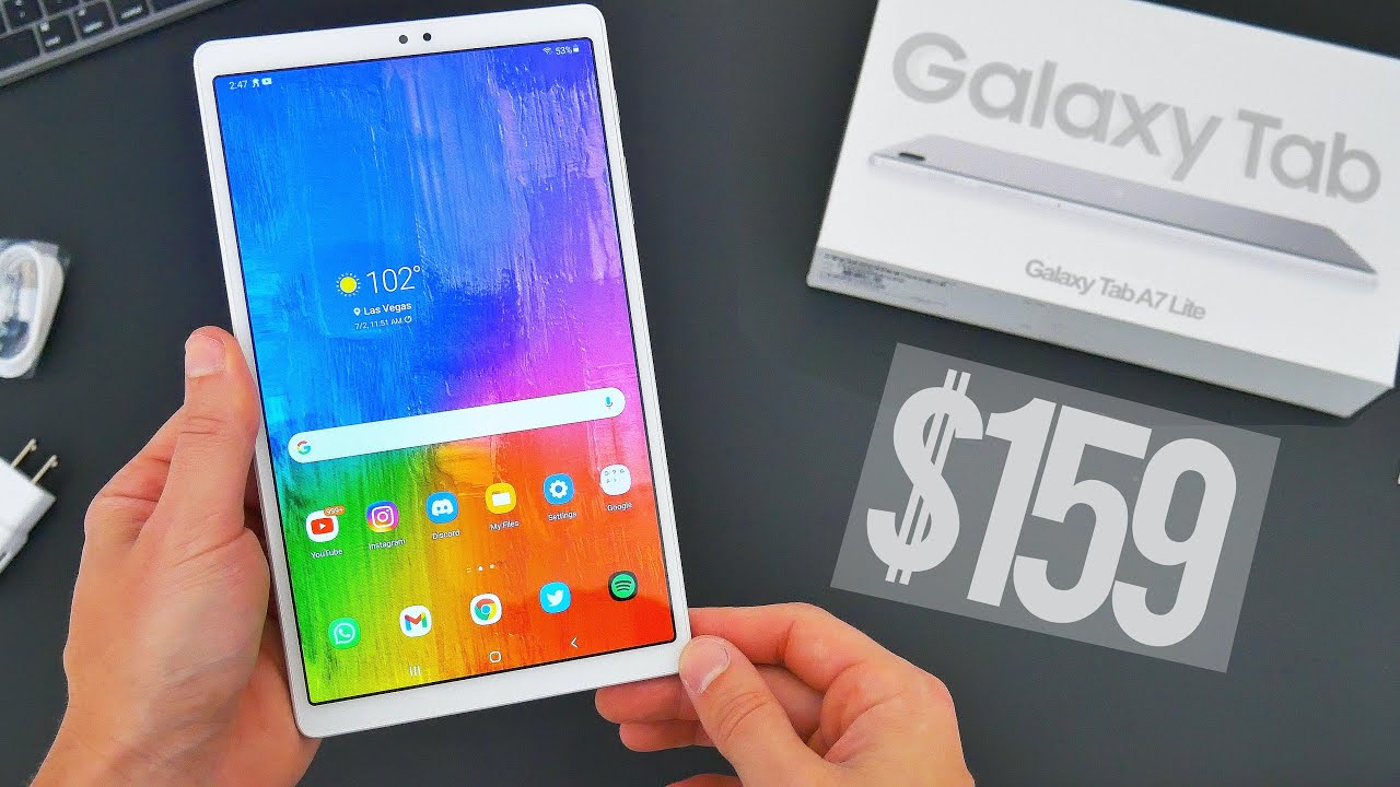 Samsung Galaxy Tab A7 Lite Review! Only $159 - But Is It Worth It? 