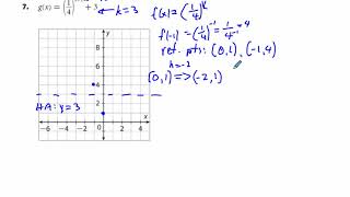 Algebra 2 Chapter 13.3 Exercises 1-11 Graph Exponential Decay Functions