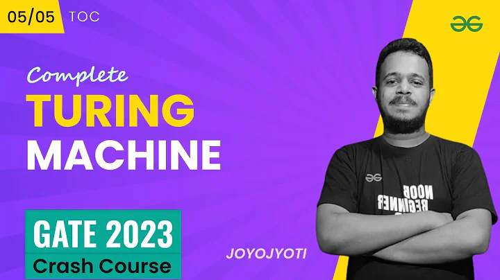 Turing Machine | Theory of Computation | GATE 2023 CRASH COURSE