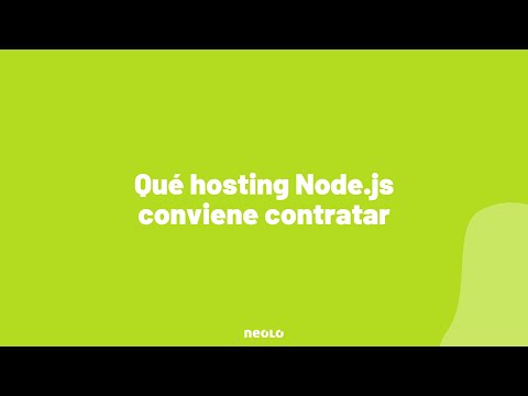 Qué hosting Node.js conviene contratar
