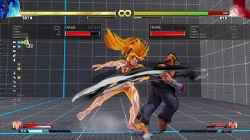 SFV Seth #22 V-Trigger1 combo 2EX 400dmg/605stn