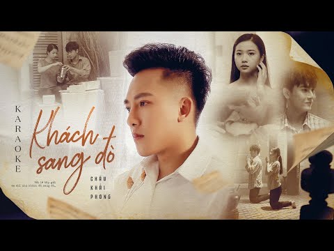 Karaoke Khách Sang Đò | Châu Khải Phong | Beat Gốc