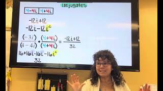 Dividing complex numbers ￼