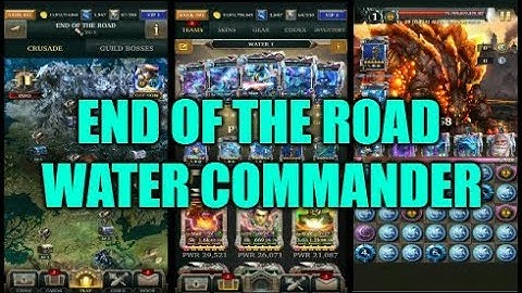 Legendary Game Of Heroes: End of the Road (Water Commander) Deck Testing/Strategy