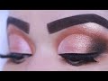 YouTube Short Brown Cut Crease eye makeup tutorial for very very Hooded, Droopy Eyes