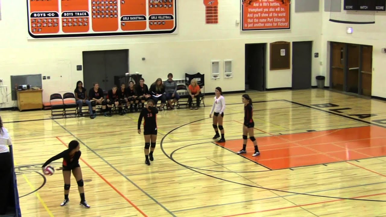 Port Edwards Volleyball 92115 YouTube